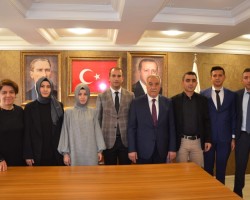 Başkanla Fotoğraflar