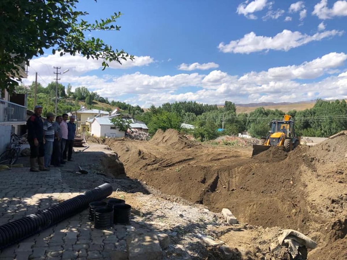 Fatih Mahallesi Yalçınlar Küme Evleri kanalizasyon şebekesi